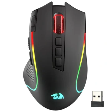 Mouse Gamer Redragon Predator Pro M612RGB-PRO RGB Wireless Bluetooth - Preto
