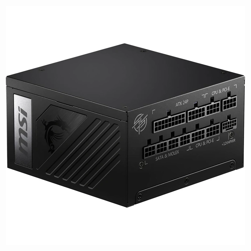 Fonte de Alimentação MSI MPG A1000G 1000W ATX Modular 80 Plus Gold - Imagem 2