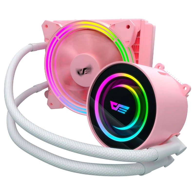 Water Cooler para Processador darkFlash Symphony TR120 HIGH 120MM RGB - Rosa