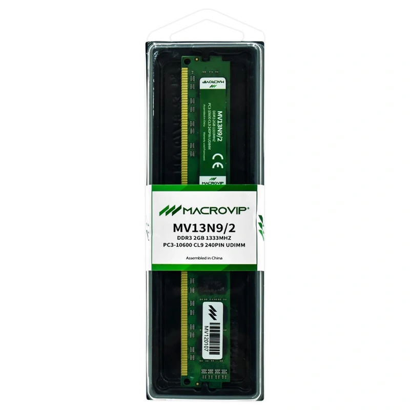 Memória RAM Macrovip DDR3 2GB 1333MHz - MV13N92 UDIMM CL9 - Imagem 3