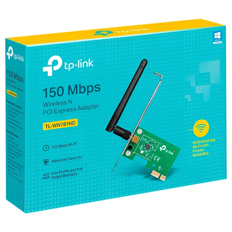 Adaptador Wifi Tp-Link Ralink TL-WN781ND PCI Express 2.4GHz - 150Mbps - Imagem 3