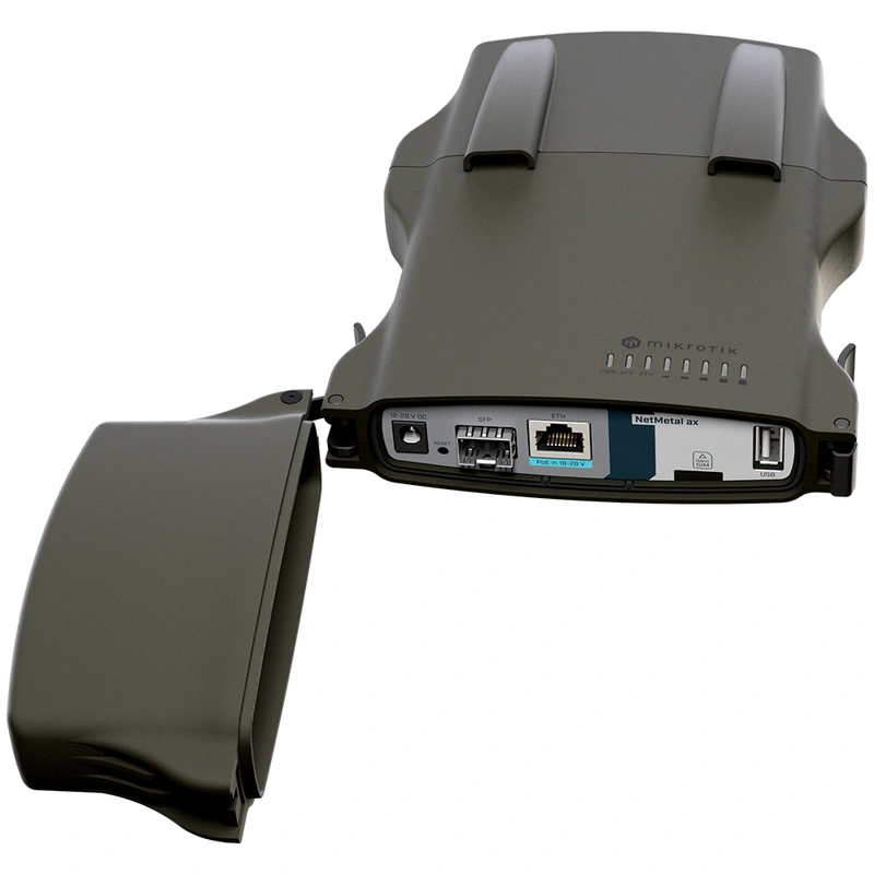 Roteador Mikrotik Netmetal AX L23UGSR-5HAXD2HAXD-NM Wi-Fi6 L4 - Imagem 3