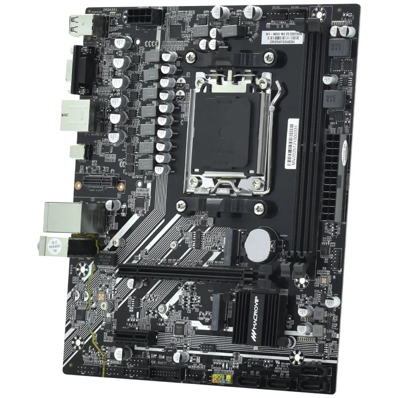 Placa Mãe Macrovip MV-B850 Socket AM5 VGA DDR5 AMD B850 Micro ATX - Imagem 2