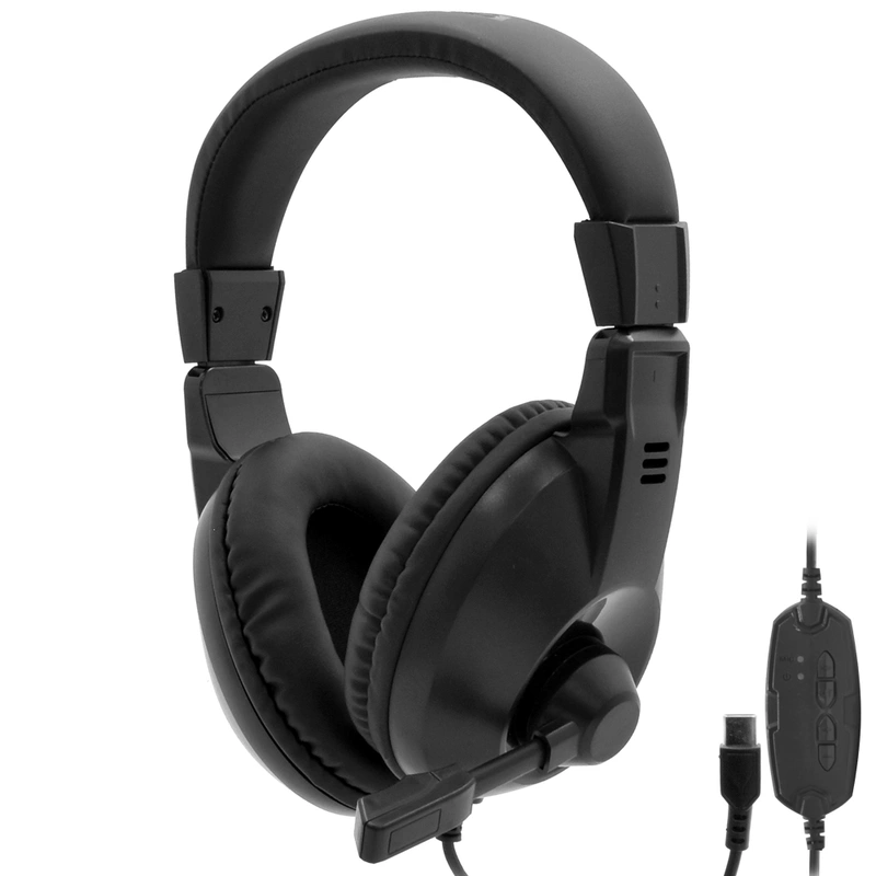 Headset Gamer Satellite GH-401 Com fio - Preto USB-C 330g
