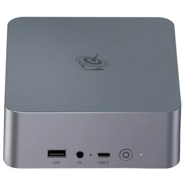 Mini PC Beelink EQR5 AMD Ryzen 5 5500U 2.1GHz 16GB de RAM 480GB SSD Win11Pro Milky Cinza