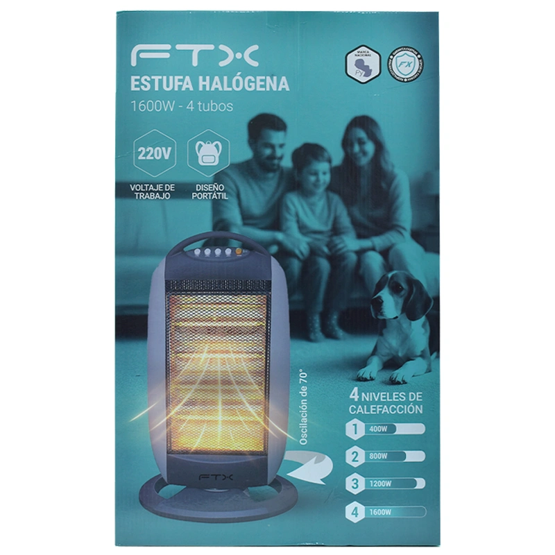 Aquecedor FTX HH2-161V 1600W 220V - Cinza - Imagem 3