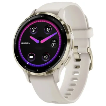 Relógio Garmin Venu 3S - Ivory (010-02785-04) 5 ATM Wi-Fi Android