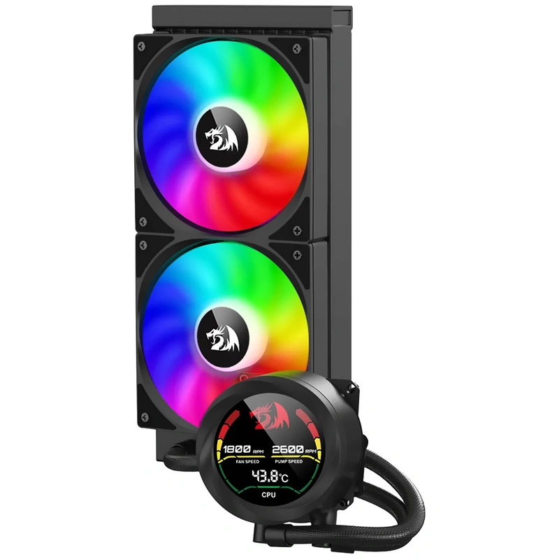 Water Cooler para Processador Redragon CCW-1019 240mm ARGB - Preto Intel: LGA 1700 - Imagem 2