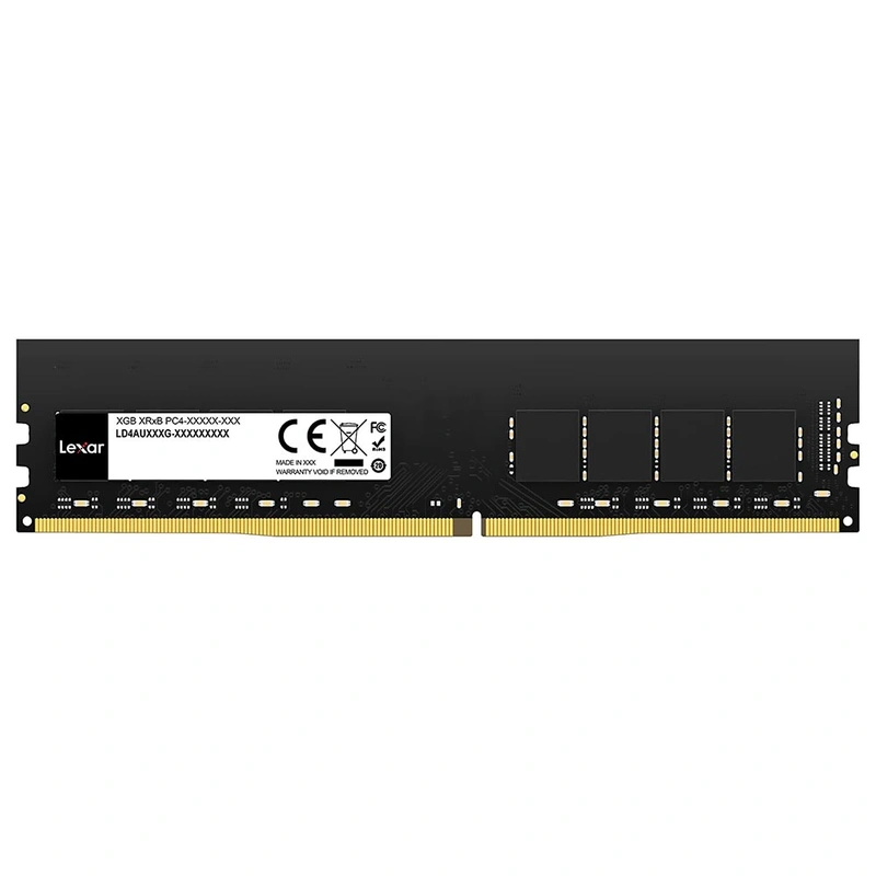 Memória RAM Lexar DDR4 16GB 3200MHz - Preto (LD4AU016G-B3200GSST) UDIMM