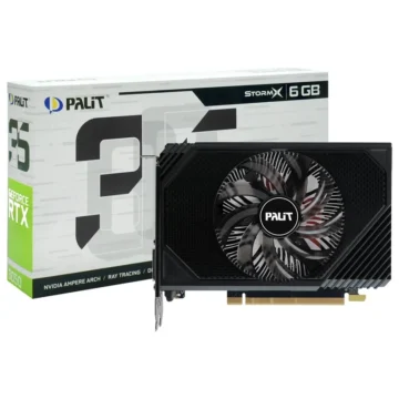 Placa de Vídeo Palit Stormx 6GB GeForce RTX3050 GDDR6 - NE63050018JE-1072F