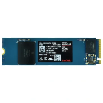 SSD SanDisk M.2 1TB Plus NVMe - SDSSDA3N-1T00-G26 PCIe Gen 3
