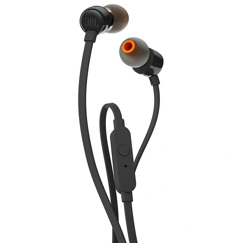Fone de Ouvido JBL Tune T110 Com Fio - Preto Analógico de 3.5 mm