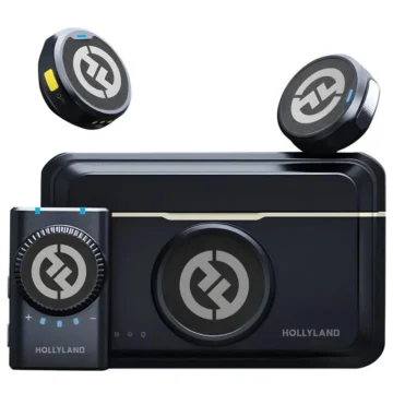 Microfone Hollyland Lark M2 Lavalier Duo Wireless - Shine Charcoal USB-C