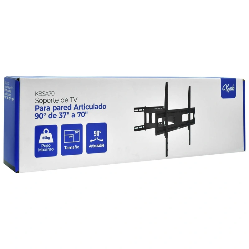 Suporte de TV KRAB KBSA70 37 VESA 600 x 400 mm (máximo) Preto - Imagem 3