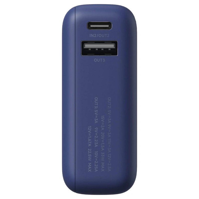 Carregador Portátil Xiaomi PB1033MI 10000MAH USB USB-C - Azul - Imagem 3