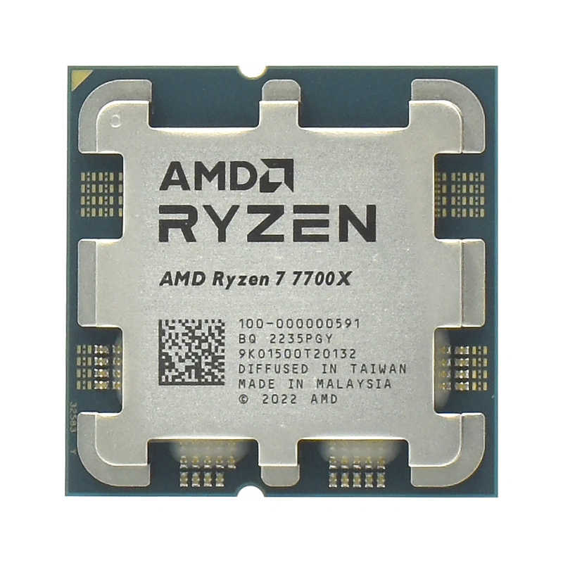 Processador AMD Ryzen 7 7700X Socket AM5 4.5GHz 40MB Até 5.4GHz 8 núcleos - Imagem 2