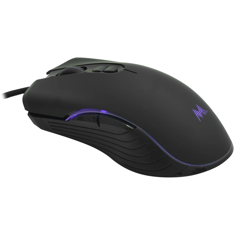 Mouse Gamer Mtek MSG-6098LR USB LED - Preto Com Fio - Imagem 2