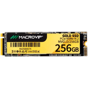 SSD Macrovip M.2 256GB Gold NVMe - MVGLD256GB PCIe Gen 3 x4