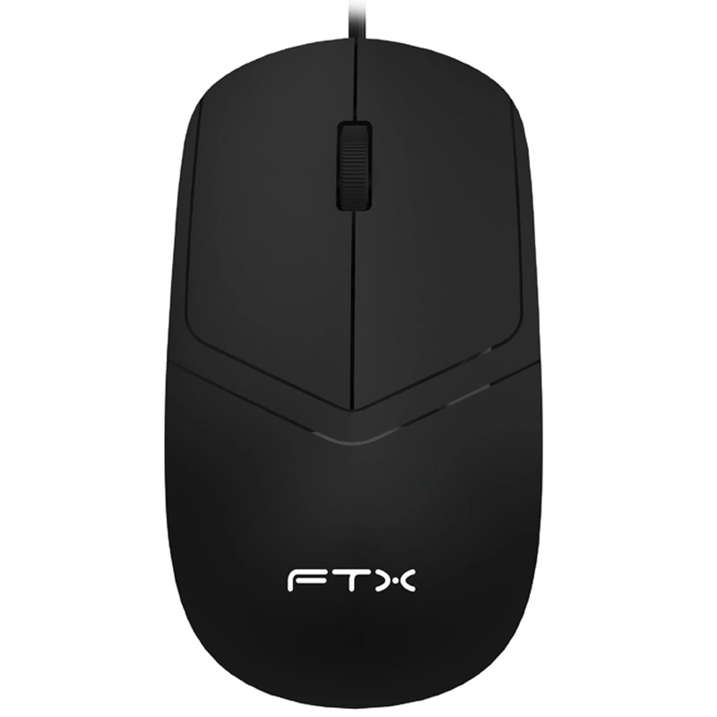 Mouse FTX M47 USB - Preto Com Fio USB-C
