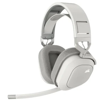 Headset Gamer Corsair HS80 RGB Wireless - Branco Cinza (CA-9011236-NA)