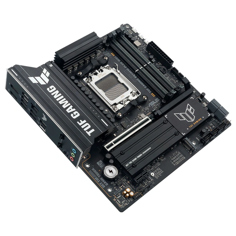 Placa Mãe ASUS TUF Gaming B650EM-PLUS Wi-Fi Socket AM5 DDR5 AMD B650 Micro ATX - Imagem 2
