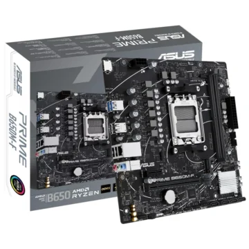 Placa Mãe ASUS Prime B650M-F Socket AM5 DDR5 AMD B650 2 Slots DIMM Dual Channel DDR5