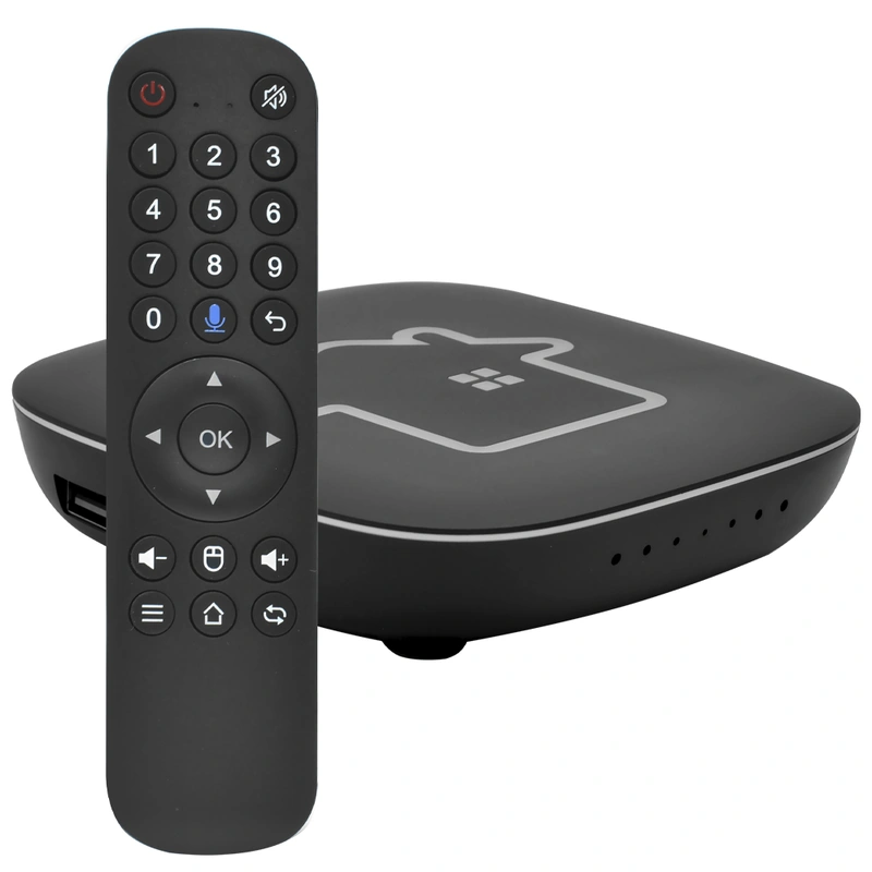 Receptor Iptv HTV H9 2GB de RAM 16GB UHD 4K - Preto Wi-Fi (2.4 - 5GHz)