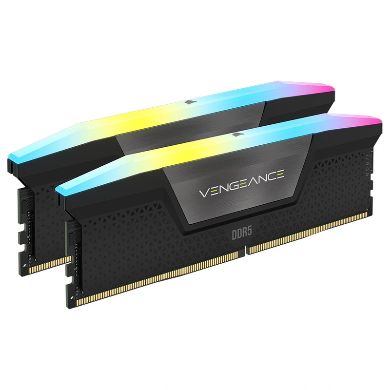 Memória RAM Corsair Vengeance RGB DDR5 32GB (2x16GB) 6400MHz - Preto (CMH32GX5M2B6400C36) - Imagem 3