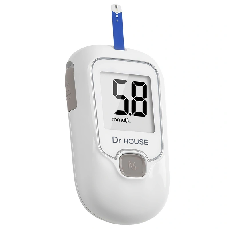 Medidor de Glicose Dr House G-425 Kit 25AG25TI - Branco Dr House G-425-1 - Imagem 2