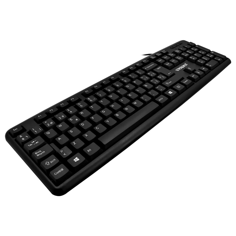 Teclado Satellite AK-910 USB Espanhol - Preto Com fio - Imagem 2