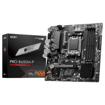 Placa Mãe MSI Pro B650M-P Socket AM5 VGA DDR5 AMD B650 Micro ATX