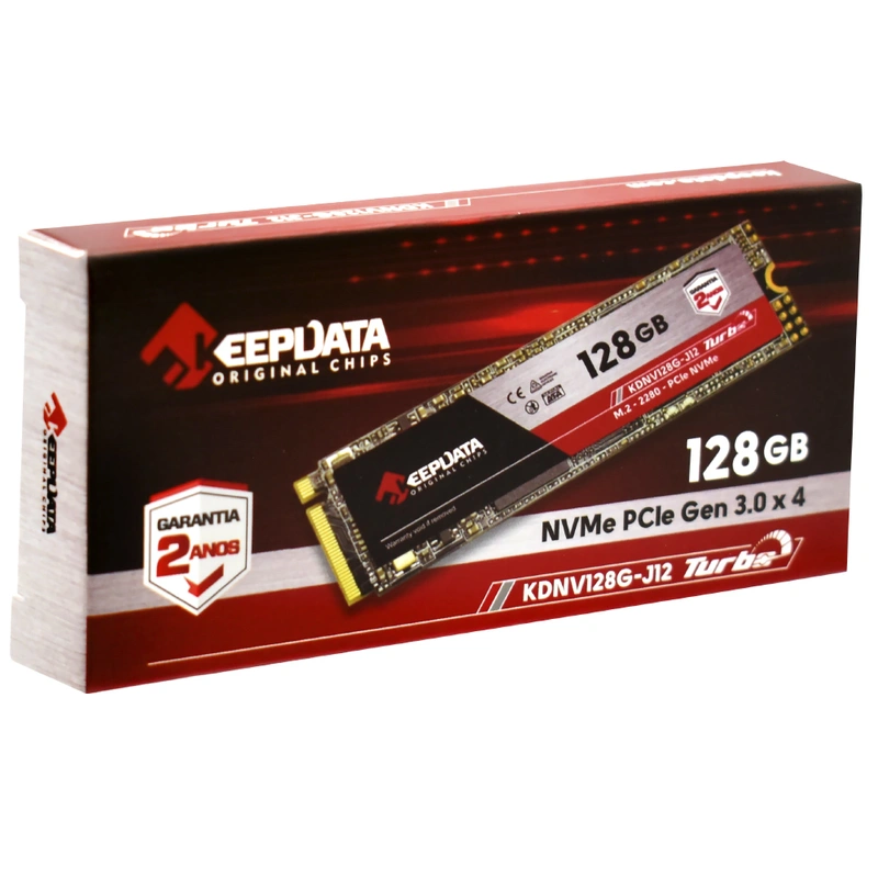 SSD Keepdata M.2 128GB NVMe - KDNV128G-J12 PCIe Gen 3 x 4 - Imagem 2