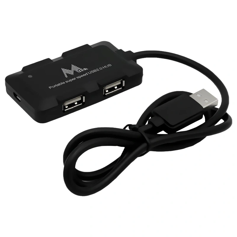 Hub USB 2.0 Mtek HB-8102B 4 Portas - Preto - Imagem 3