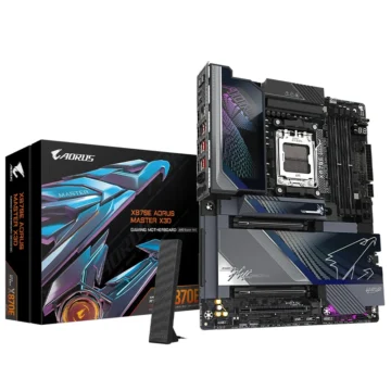 Placa Mãe Gigabyte X870E AORUS Master X3D Socket AM5 DDR5 AMD X870E ATX