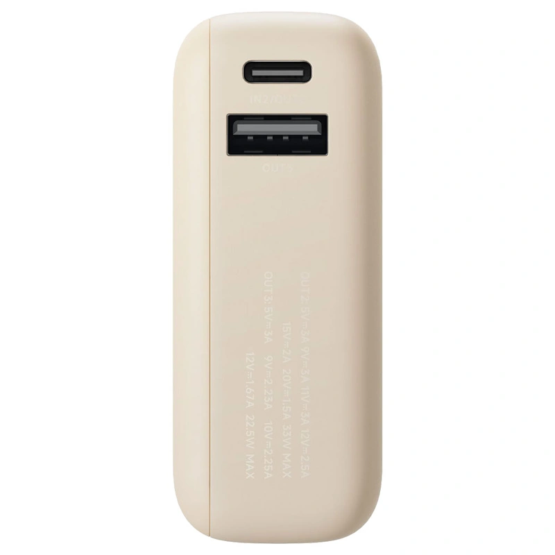 Carregador Portátil Xiaomi PB1033MI 10000MAH USB USB-C - Tan - Imagem 3