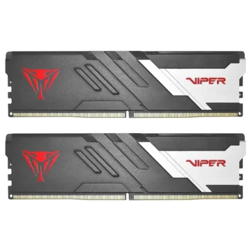 Memória RAM Patriot Viper Venom DDR5 32GB (2x16GB) 7400MHz - Preto Prata (PVV532G740C36K)
