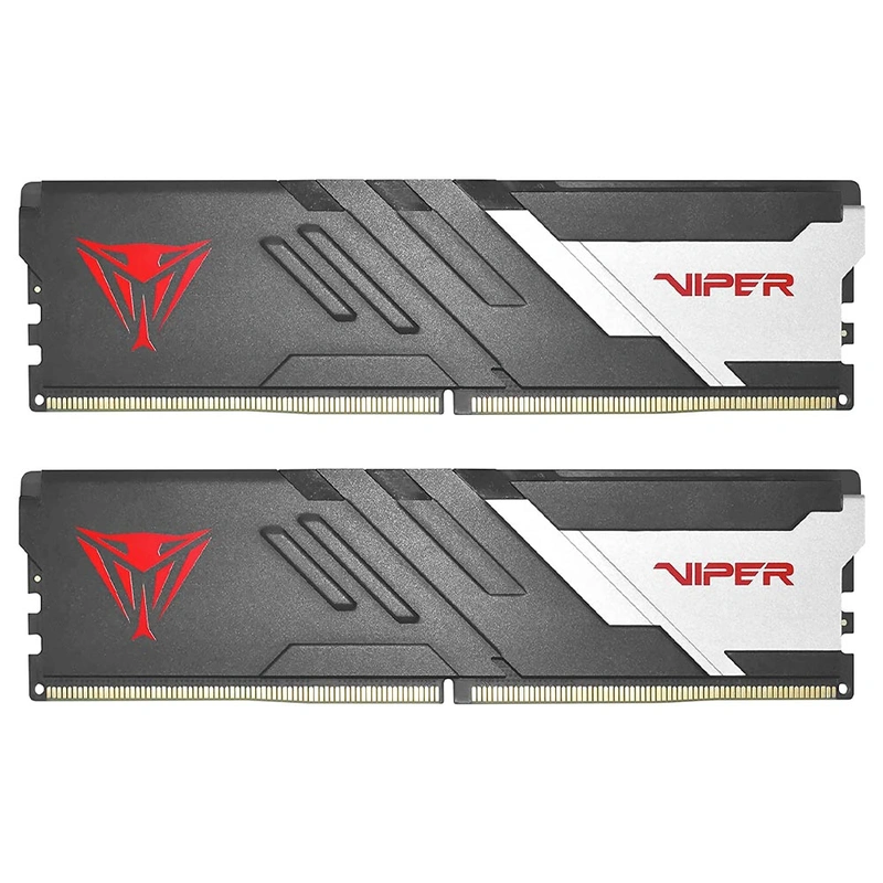 Memória RAM Patriot Viper Venom DDR5 32GB (2x16GB) 7400MHz - Preto Prata (PVV532G740C36K)
