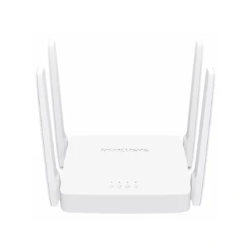 Roteador Mercusys AC10 AC1200 Dual Band 2.4GHz 5GHz Wi-Fi 5 4 Antenas - Branco