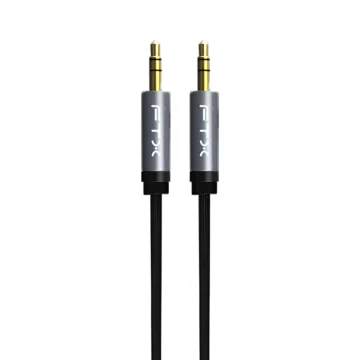 Cabo Auxiliar Áudio Estereo FTX CT-AV311-P11GN-SG1 1M 3.5MM - Preto 115786