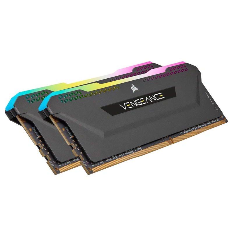 Memória RAM Corsair Vengeance RGB Pro SL DDR4 32GB (2x16GB) 3200MHz (CMH32GX4M2E3200C16) - Imagem 2