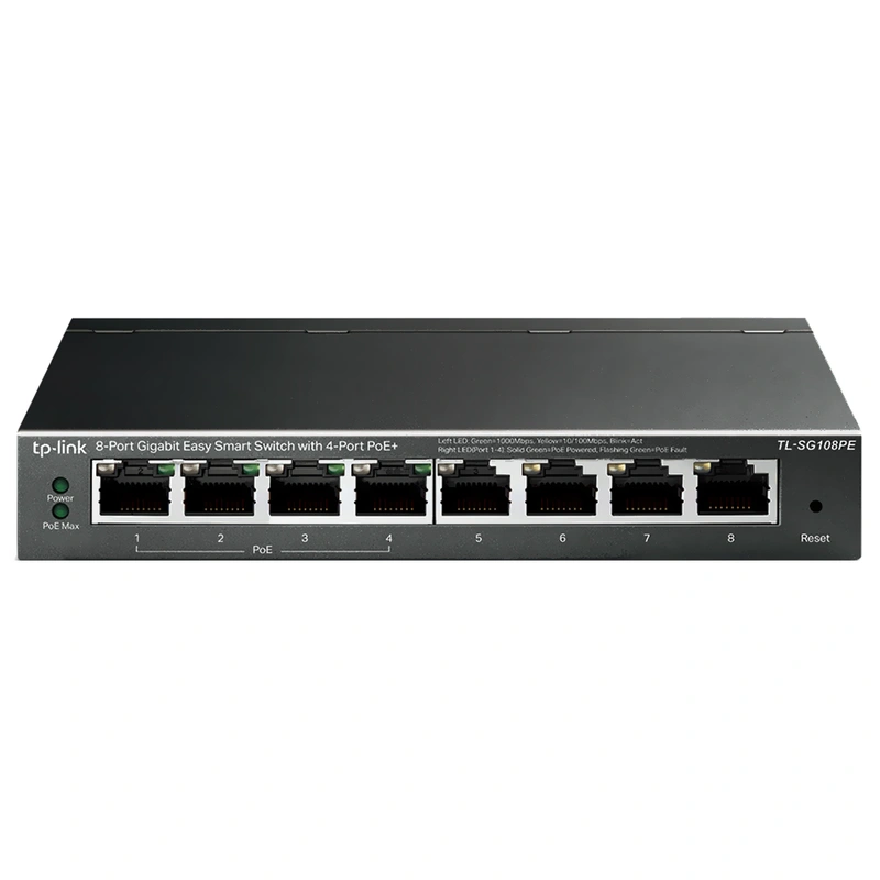 Hub Switch Tp-link TL-SG108PE 8 Portas - 101001000Mbps