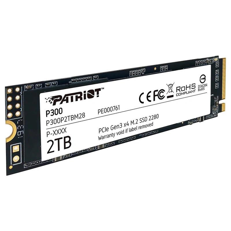 SSD Patriot M.2 2TB P300 NVMe - P300P2TBM28 PCIe Gen 3 x 4 - Imagem 3