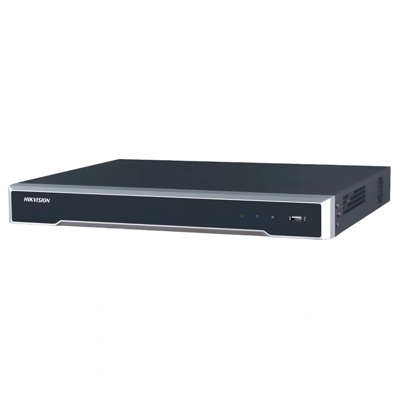 CCTV de Vigilância NVR Hikvision DS-7616NI-Q216P HD 7600S 16CH 1080P - Preto + Mouse
