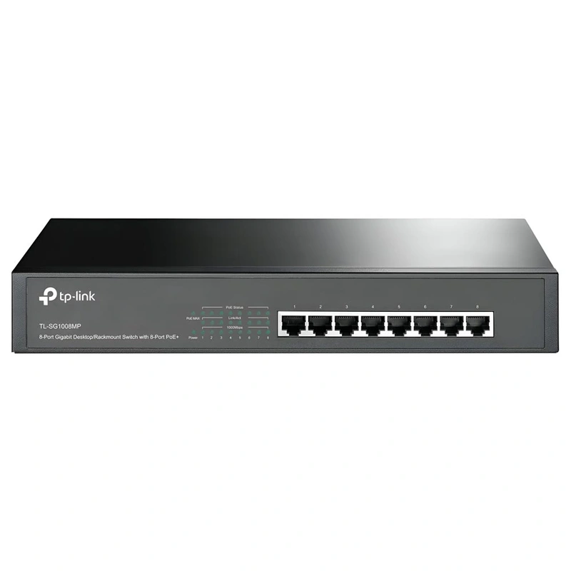 Hub Switch Tp-link TL-SG1008MP Poe+ Racmount 8 Portas - 101001000Mbps