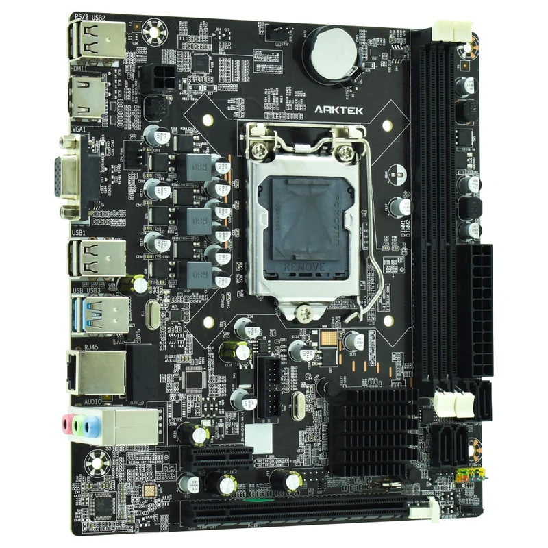 Placa Mãe Arktek AK-B75M EL Socket LGA 1155 VGA DDR3 Intel B75 Micro ATX - Imagem 3