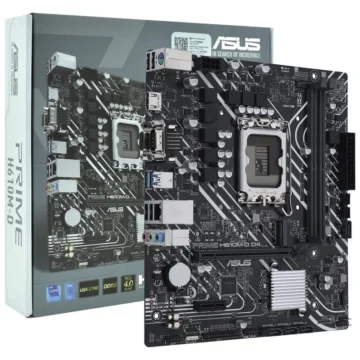 Placa Mãe ASUS Prime H610M-D Socket LGA 1700 VGA DDR5 Intel H610 Micro ATX