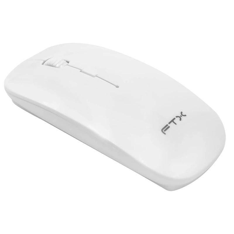 Mouse FTX FTXM132 Wireless - Branco USB Receiver - Imagem 2