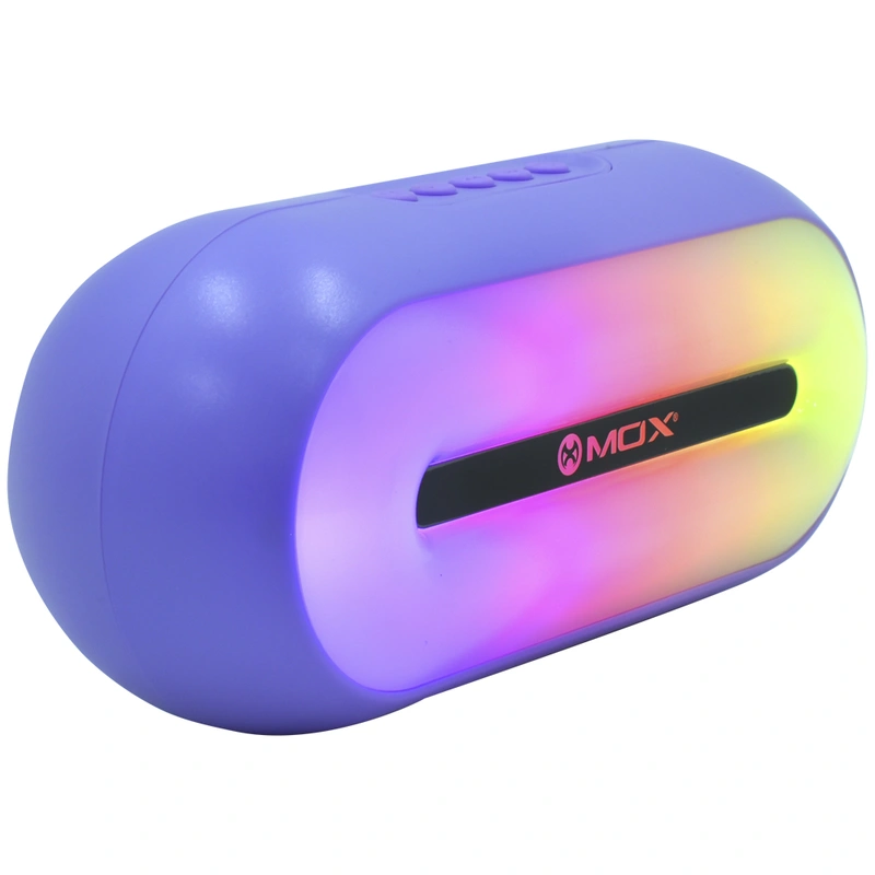 Caixa de Som MOX MO-MS15 Bluetooth USB FM - Roxo 120W 500 mAh - Imagem 2