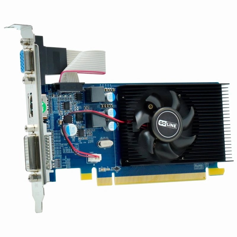 Placa de Vídeo Goline 1GB Radeon R5-230 DDR3 - GL-R5-230-1GB-D3 Base: 625MHz - Imagem 2