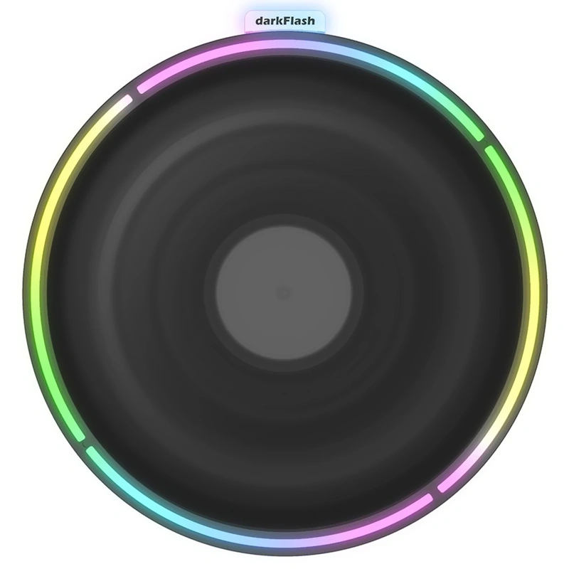 Cooler para Processador darkFlash Darkvoid TOP FLOW 125MM RGB Preto